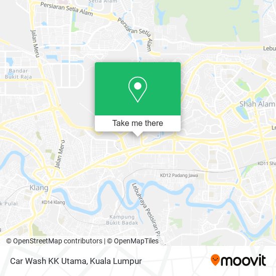 Car Wash KK Utama map