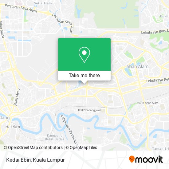 Kedai Ebin map