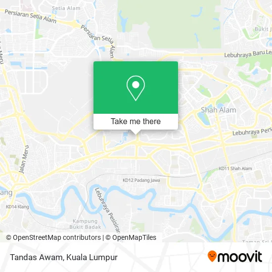 Tandas Awam map