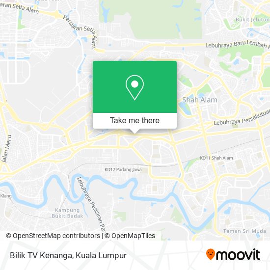 Bilik TV Kenanga map
