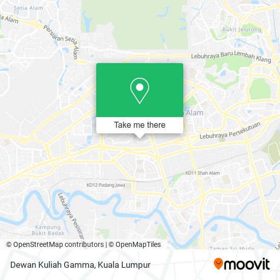 Peta Dewan Kuliah Gamma