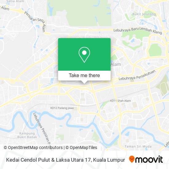 Kedai Cendol Pulut & Laksa Utara 17 map
