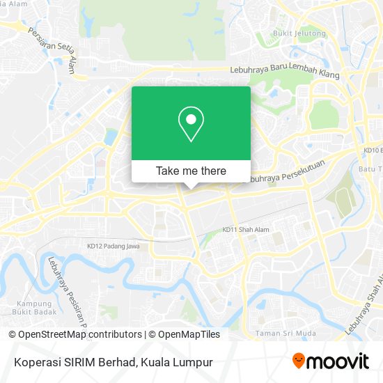Peta Koperasi SIRIM Berhad