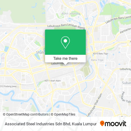 Associated Steel Industries Sdn Bhd map