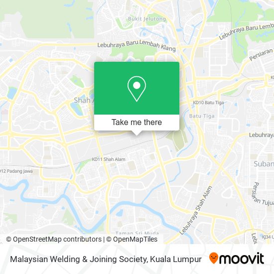 Malaysian Welding & Joining Society map