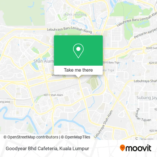 Goodyear Bhd Cafeteria map
