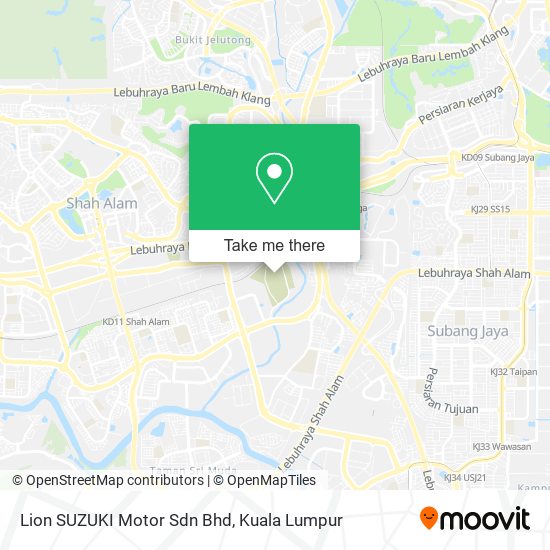 Lion SUZUKI Motor Sdn Bhd map