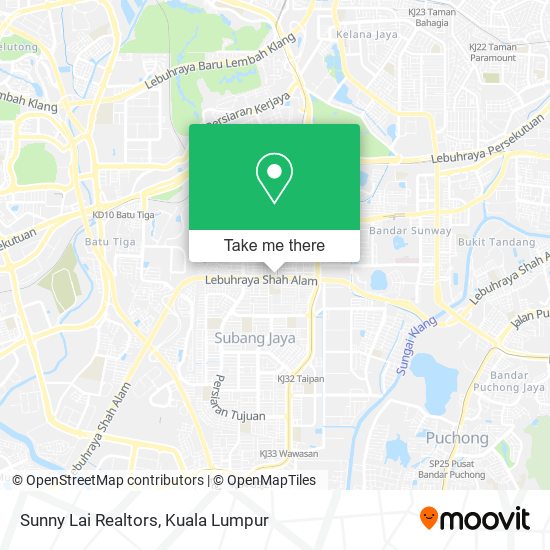 Sunny Lai Realtors map