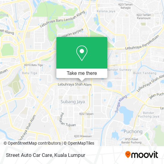 Street Auto Car Care map