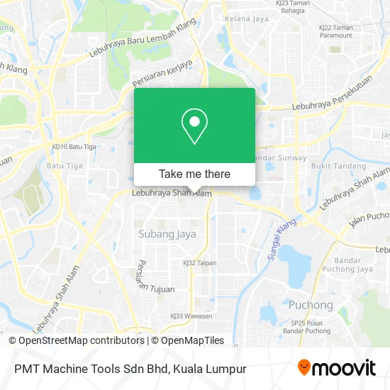 PMT Machine Tools Sdn Bhd map