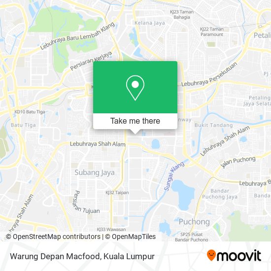 Warung Depan Macfood map