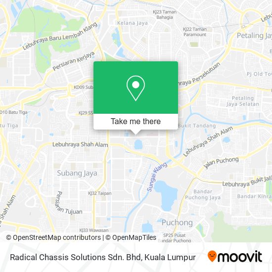 Radical Chassis Solutions Sdn. Bhd map