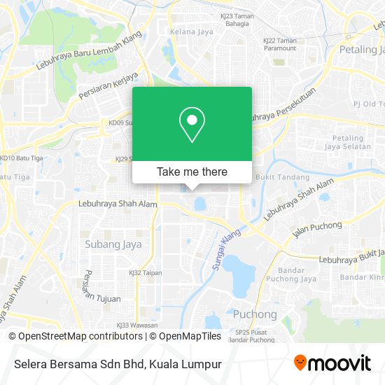 Selera Bersama Sdn Bhd map