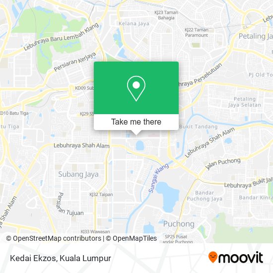 Kedai Ekzos map