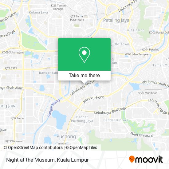 Night at the Museum map