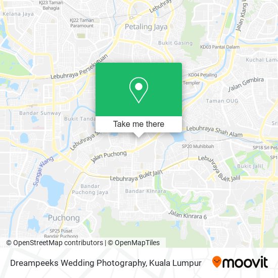 Dreampeeks Wedding Photography map