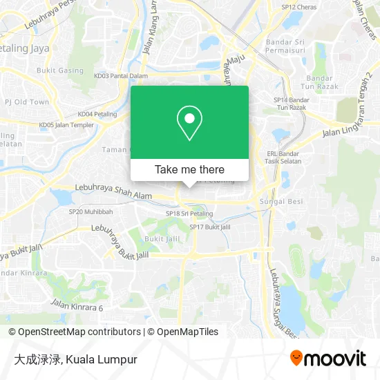 大成渌渌 map