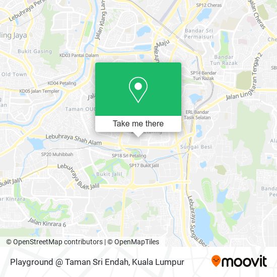 Playground @ Taman Sri Endah map