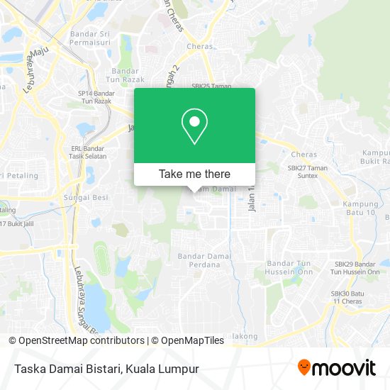 Taska Damai Bistari map