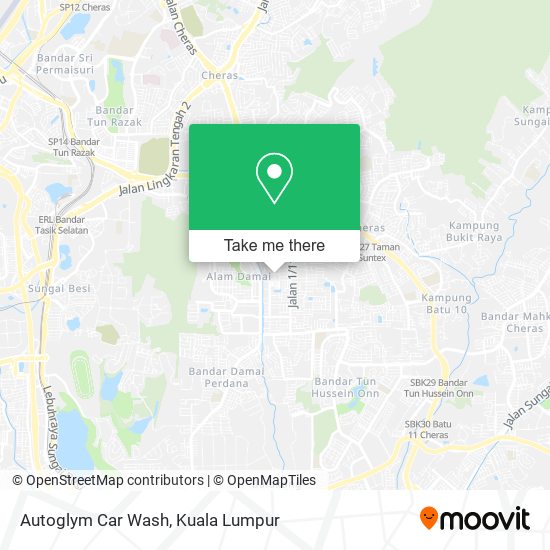 Autoglym Car Wash map