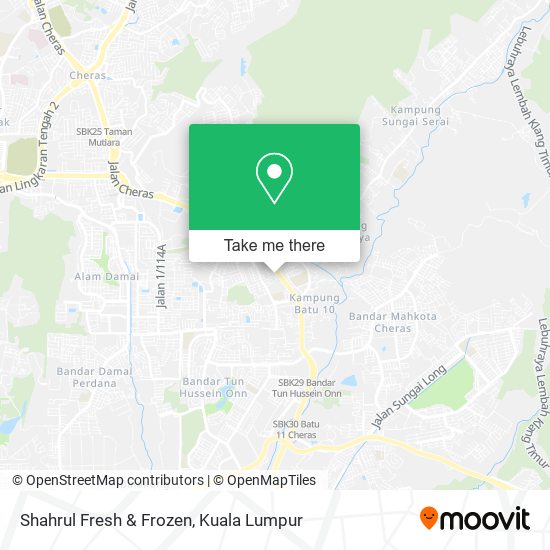 Shahrul Fresh & Frozen map