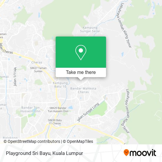 Playground Sri Bayu map