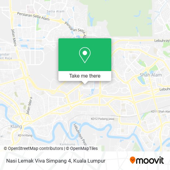 Nasi Lemak Viva Simpang 4 map