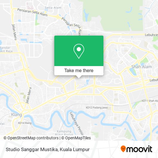 Studio Sanggar Mustika map