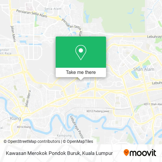 Kawasan Merokok Pondok Buruk map