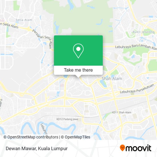 Dewan Mawar map