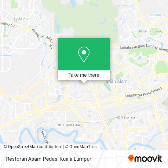 Restoran Asam Pedas map