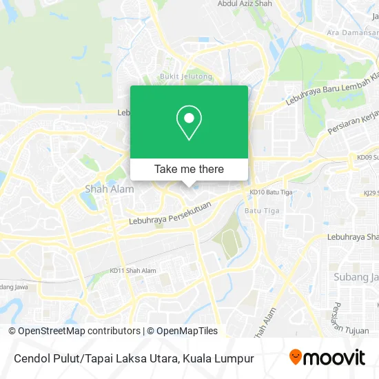 Peta Cendol Pulut/Tapai Laksa Utara