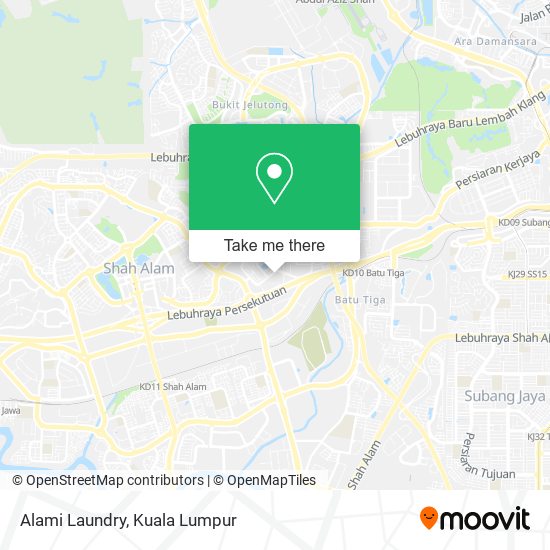 Alami Laundry map