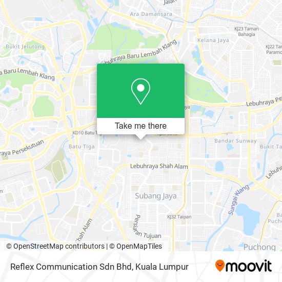 Peta Reflex Communication Sdn Bhd