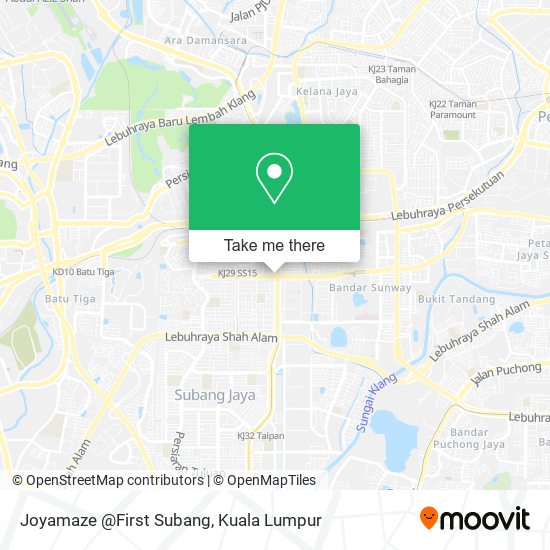 Joyamaze @First Subang map