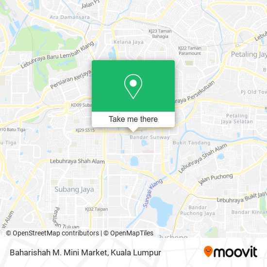 Peta Baharishah M. Mini Market