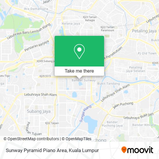 Peta Sunway Pyramid Piano Area