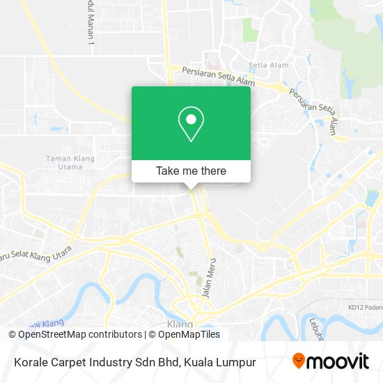 Korale Carpet Industry Sdn Bhd map