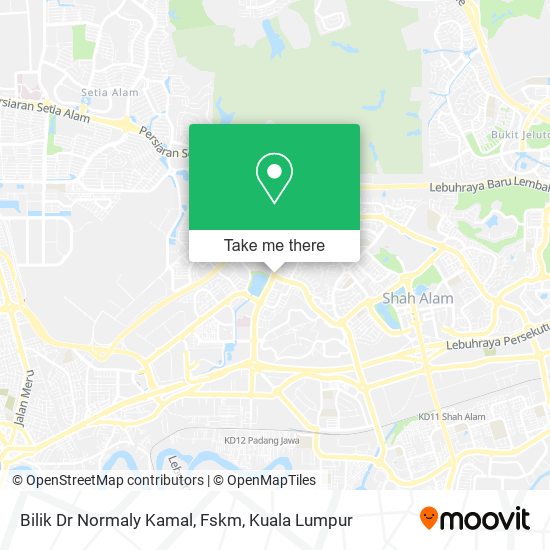 Peta Bilik Dr Normaly Kamal, Fskm