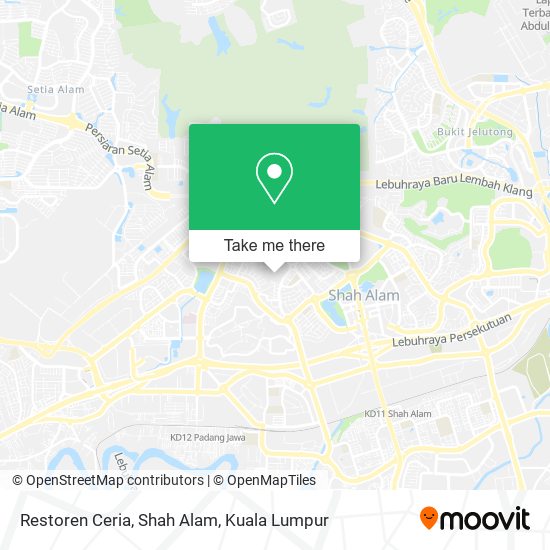 Restoren Ceria, Shah Alam map
