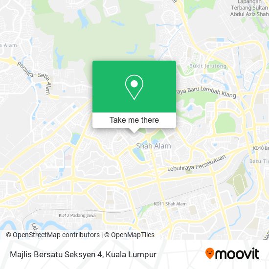 Majlis Bersatu Seksyen 4 map