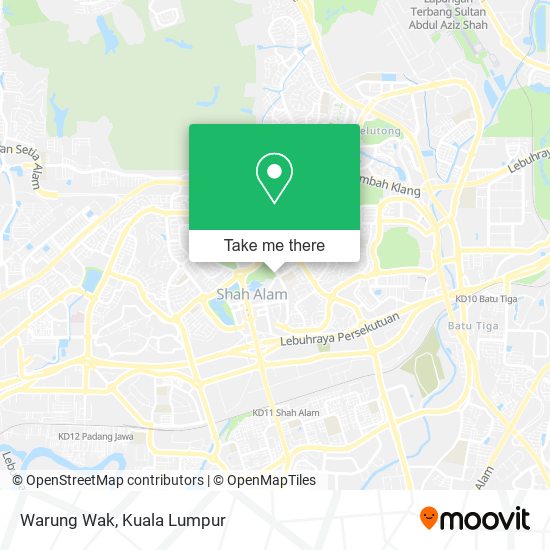 Warung Wak map