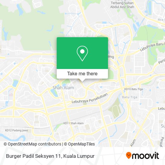 Burger Padil Seksyen 11 map