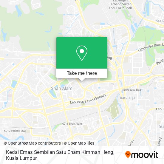 Kedai Emas Sembilan Satu Enam Kimman Heng map