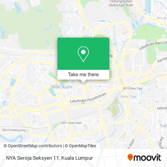 NYA Seroja Seksyen 11 map