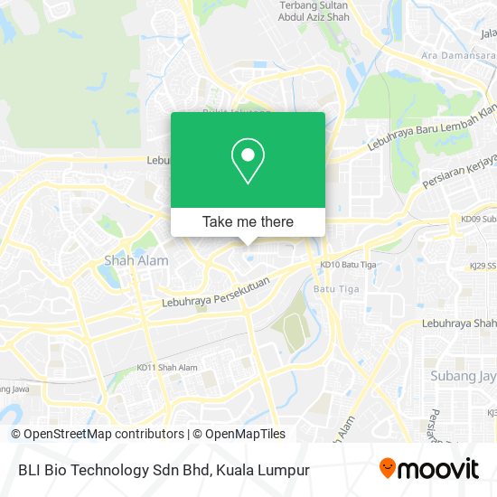 BLI Bio Technology Sdn Bhd map