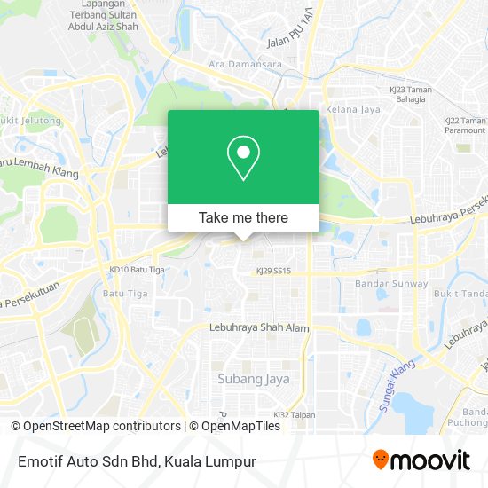 Emotif Auto Sdn Bhd map