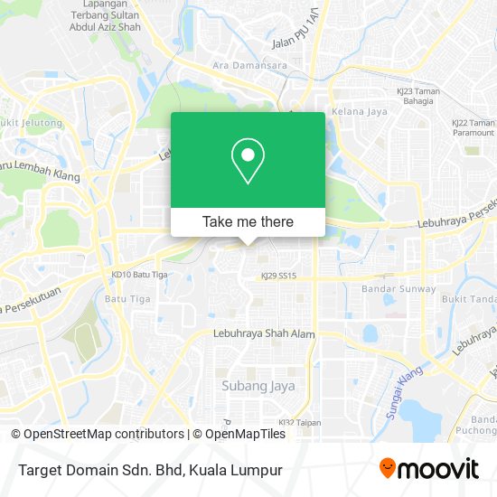 Target Domain Sdn. Bhd map