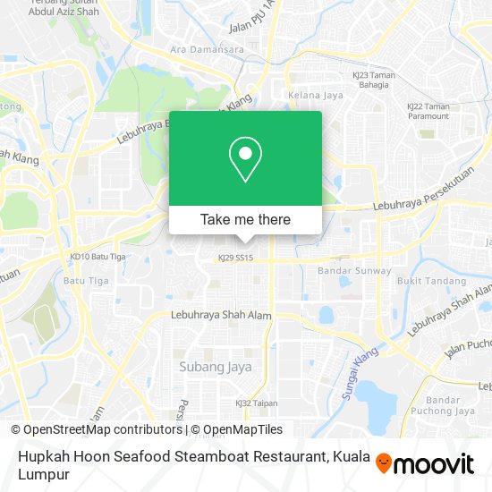 Hupkah Hoon Seafood Steamboat Restaurant map