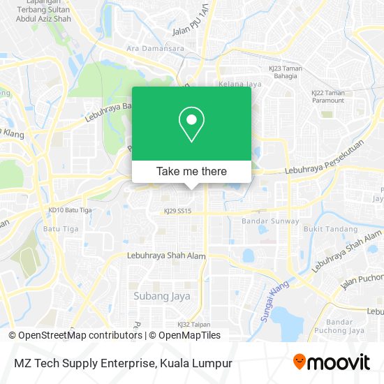 MZ Tech Supply Enterprise map